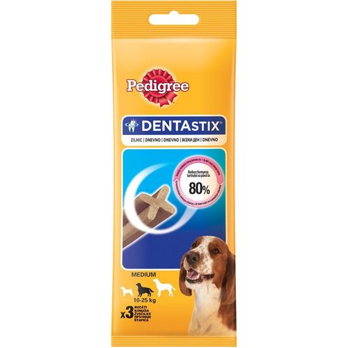 PEDIGREE DentaStix Daily za srednje pasmine, od 10 do 25 kg, 3 kom, 77g - KRATAK ROK slika 1