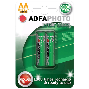 Agfa Punjiva baterija, AA, 1.2 V, 2100 mAh, blister 2 kom. - R2U B2