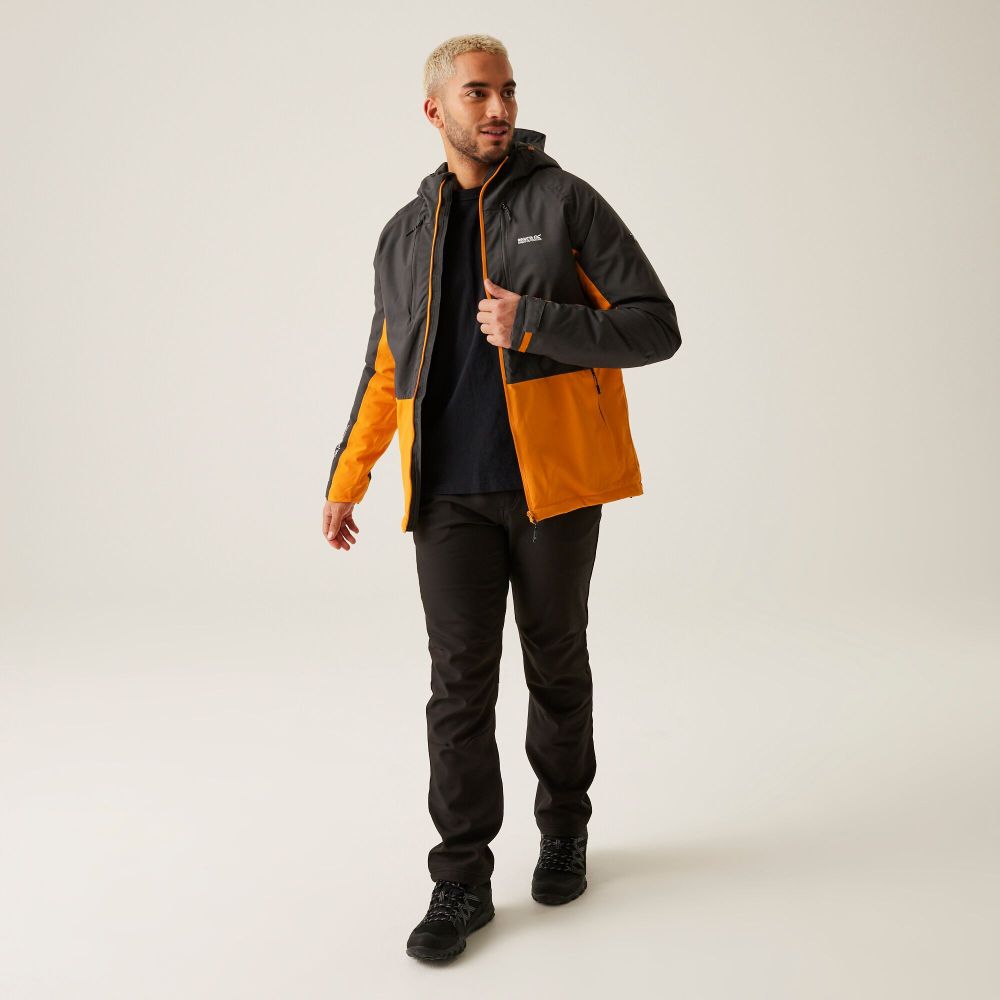 Regatta Muška jakna Highton Stretch III Ash/Orange Pepper XXL slika 2