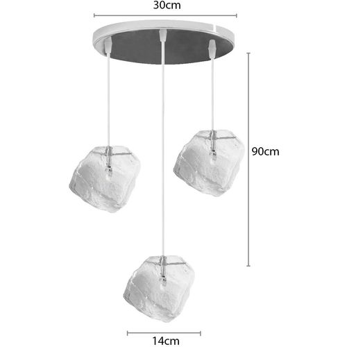 TOOLIGHT ICE APP320 Ice Solid Lamp Moderan dizajn Loft Triple slika 4