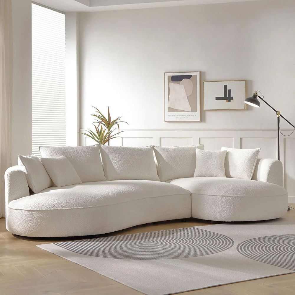 Ugaona Sofa Venedik Desna - bijela slika 1
