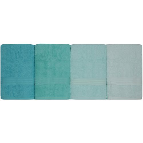 Colourful Cotton Set ručnika NICOLE, 70*140 cm, 4 komada, Rainbow - Water Green slika 3