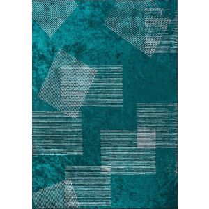 Tepih MATRIX DARK TURQUOISE, 200 x 250 cm