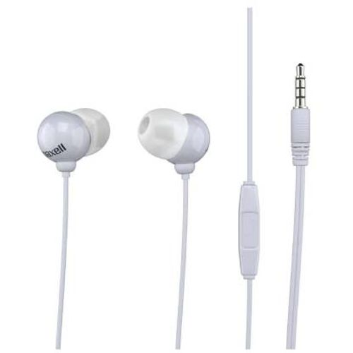 Maxell Plugz + mic slušalice, bijele slika 1