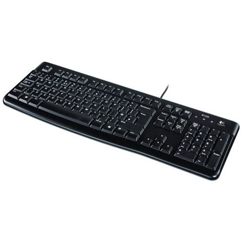 LOGITECH Žična tastatura K120 US (Crna) - 920-002509 slika 1