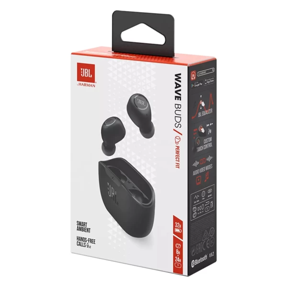 JBL WAVE BUDS TWS BLACK Bežični Bluetooth slušalice In-ear slika 7