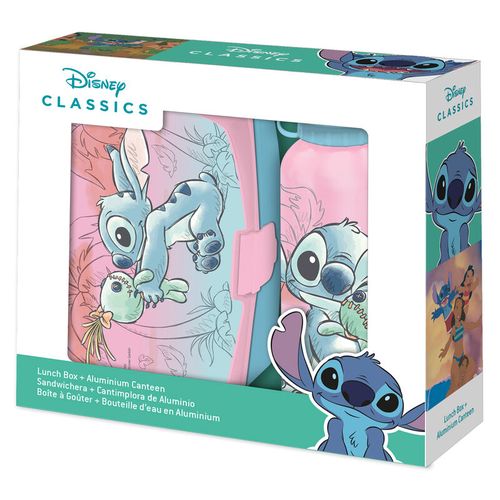 Disney Stitch Set: Kutija za Ručak i Aluminijska Boca 500ml slika 1