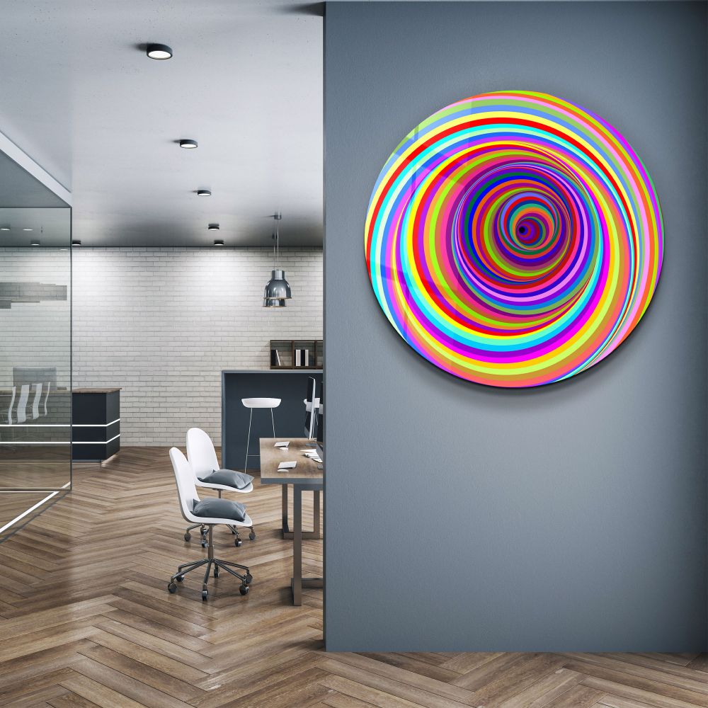 Dekorativna slika od kaljenog stakla SKR-9062 - (80 x 80), boja: više boja slika 3