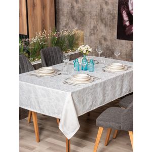 Lavinia 160 - White White Tablecloth