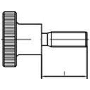 TOOLCRAFT TO-5447886 vijci s rebrastom glavom M5 16 mm DIN 464 mjed 25 St.