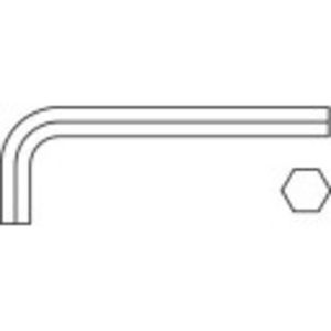 TOOLCRAFT  112856 unutarnji šesterokutni kutni odvijač   4 mm