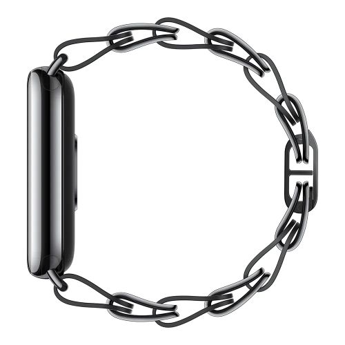 Xiaomi Mi Smart Band 8 Chain Strap Black zamenska narukvica slika 5