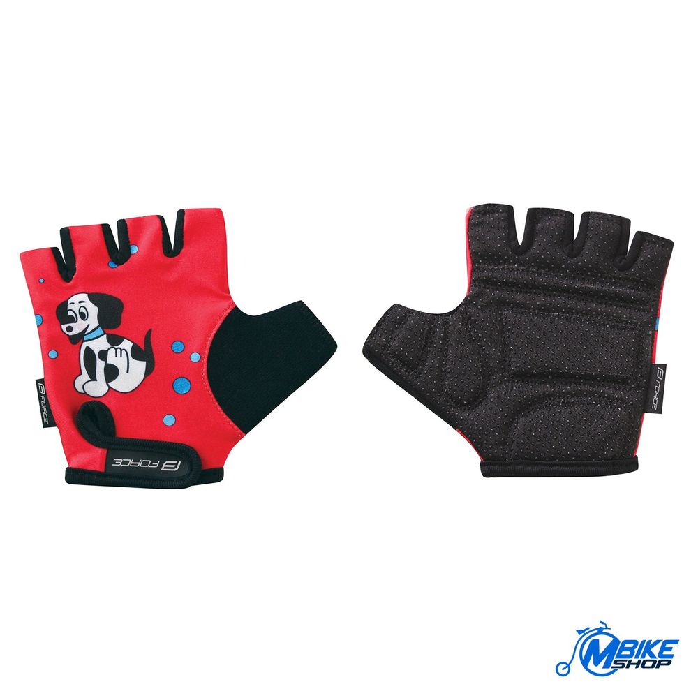 Force Dječije rukavice za biciklizam Kid Red Dog slika 1
