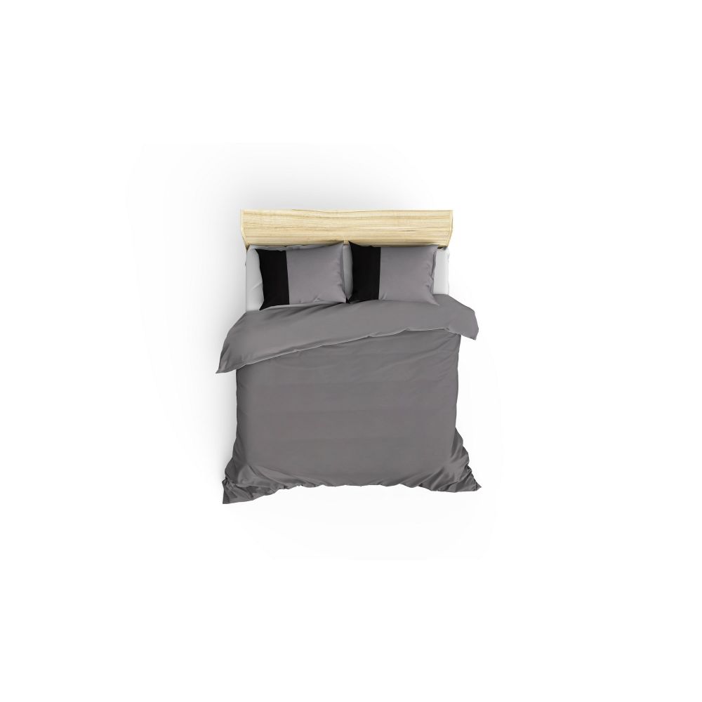 Plain - Grey, Black Grey
Black Ranforce King Quilt Cover Set (FR) slika 2