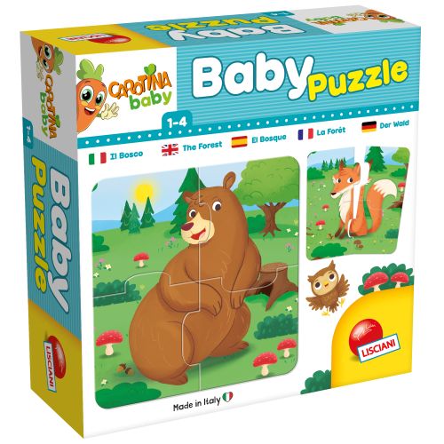 LISCIANI baby puzzle šuma 80076 slika 4