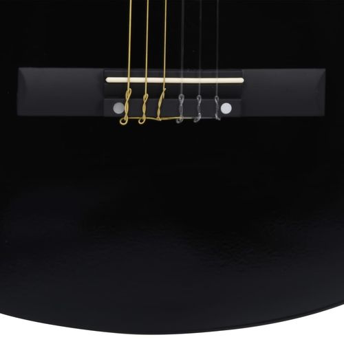 Klasična gitara za početnike i djecu s torbom crna 1/2 34 " slika 15