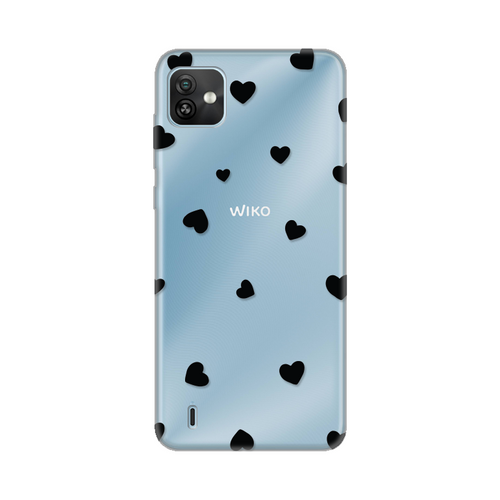 Torbica Silikonska Print Skin za Wiko Y82 Hearts slika 1