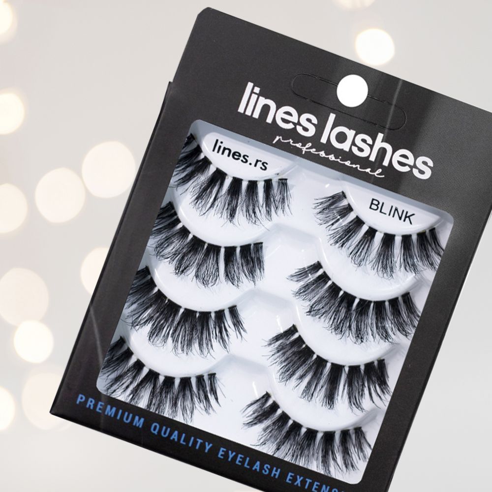 LINES Multipack vještačke trepavice BLINK - Gušći model za dramatičan izgled slika 1