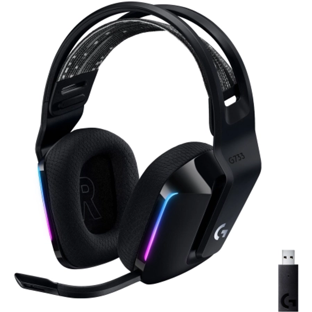 Logitech Slušalice G G733 DTS Wireless, Black slika 1