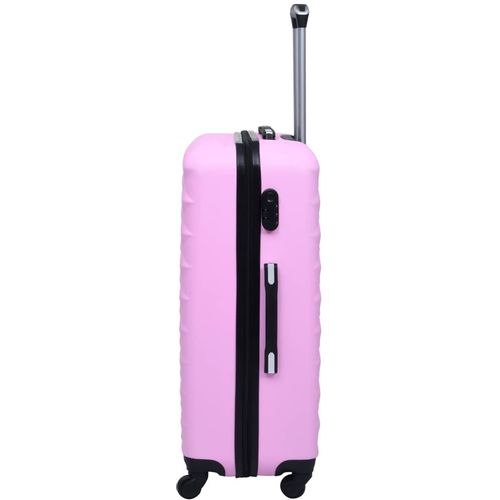 3-dijelni set čvrstih kovčega ružičasti ABS slika 21