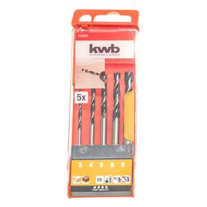 KWB SET SVRDLA ZA DRVO 5/1 3-8MM HEX