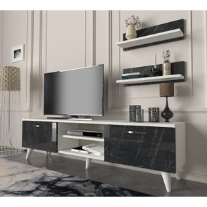 Geacles - Marble Marble
White TV Unit
