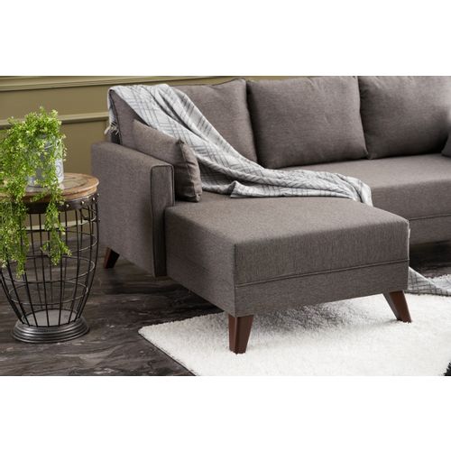 Bella Mini Corner Sofa Left - Brown Brown Corner Sofa-Bed slika 4