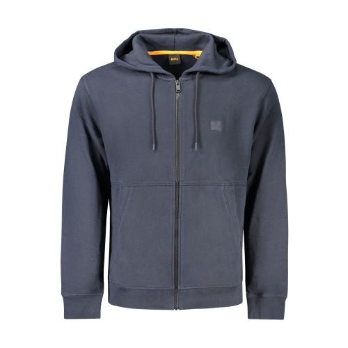 HUGO BOSS MEN'S ZIP-UP SWEATSHIRT BLUE slika 1