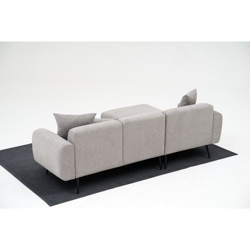 Ugaona Sofa 'Side Left' - Svijetlo Siva slika 8