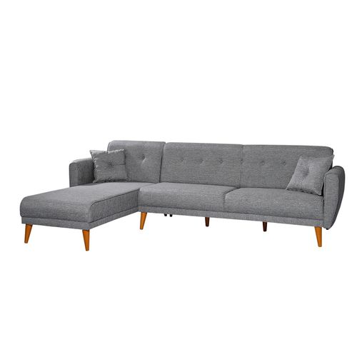 Atelier Del Sofa Aria Ugao Sofa-Krevet - Tamno Siva slika 7