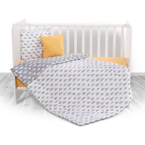 LORELLI RANFORCE COSY 3-dijelni Set Posteljine 100 x 150 cm Clouds Gray slika 2