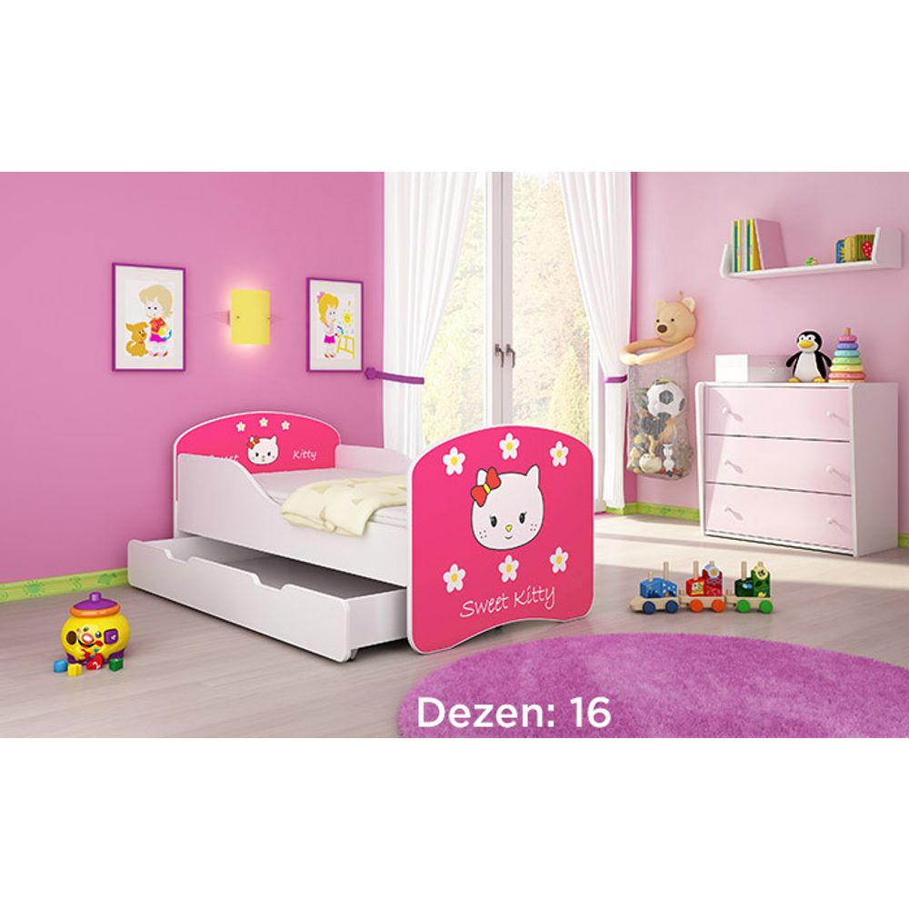 ACMA Dječiji krevet Acma I sa ladicom - 140x70cm - Dezen 16 slika 2