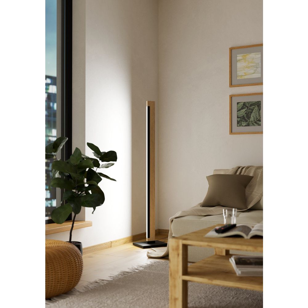 Eglo Camacho stojeća1, led, 22w, drvo/crna  na dodir,  slika 2