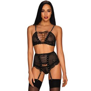 Obsessive Basitta trodijelni set - S/M