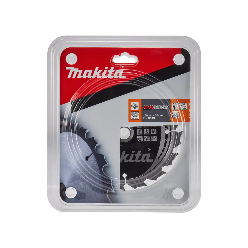 Makita - List / ploča za pilu Mak-Force 160x20 16Z (za drvo) B-32091 slika 2