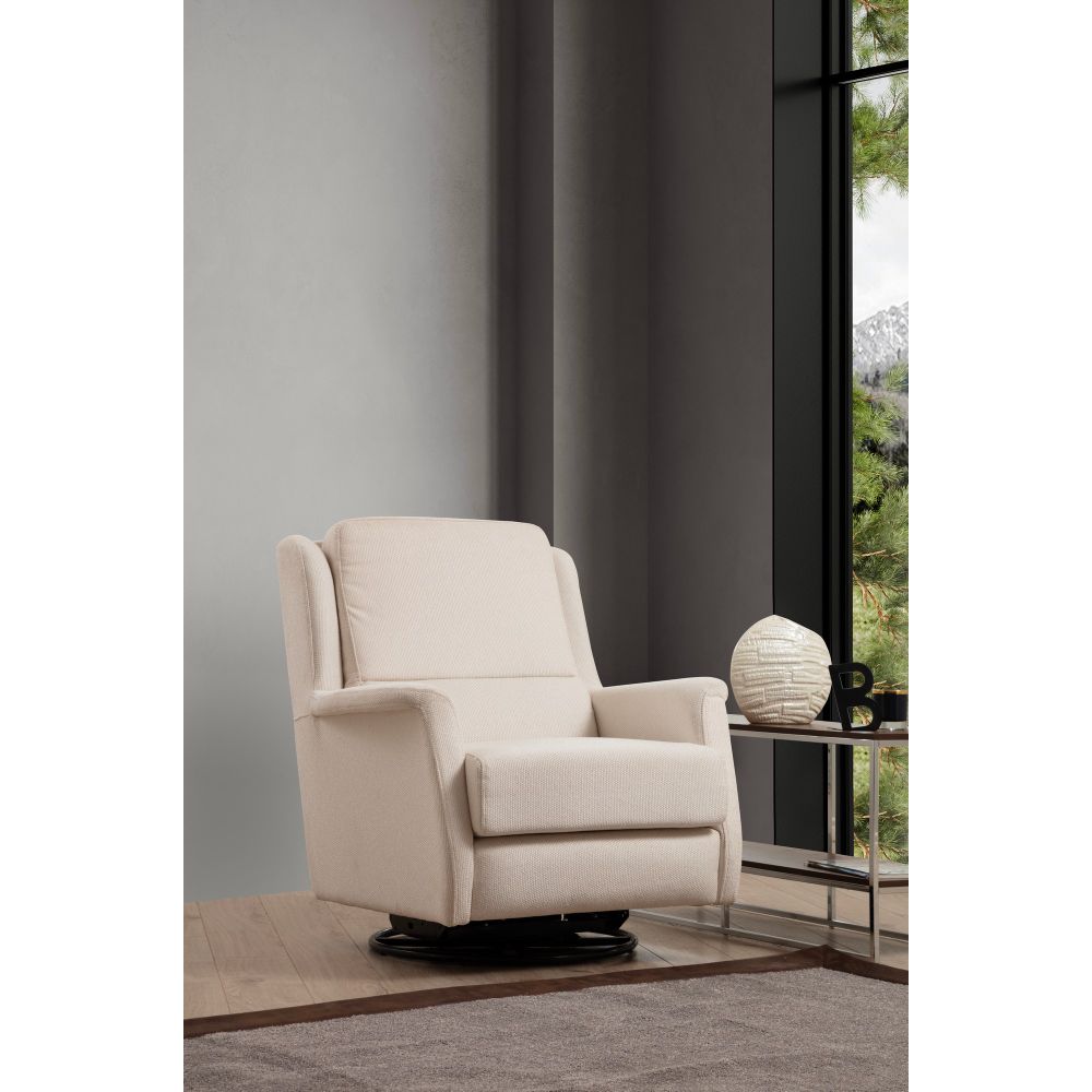 Costor White - Bijela Wing Chair slika 1