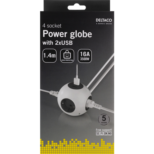 Deltaco produžni kabel Power globe GT-292 slika 3