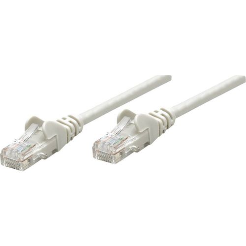 Intellinet 336741 RJ45 mrežni kabel, Patch kabel cat 6 U/UTP 20.00 m siva  1 St. slika 1