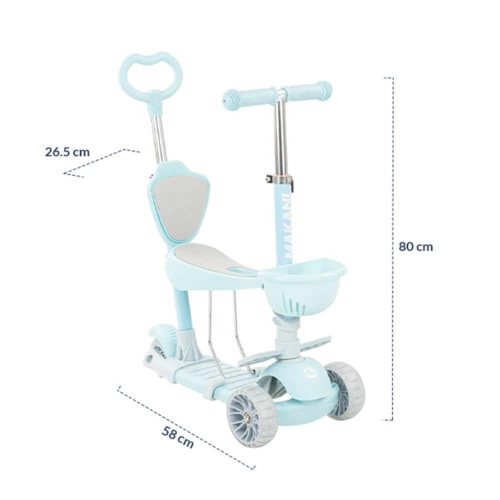 Kikka Boo Makani Romobil Bonbon 4U1, Candy Mint slika 10