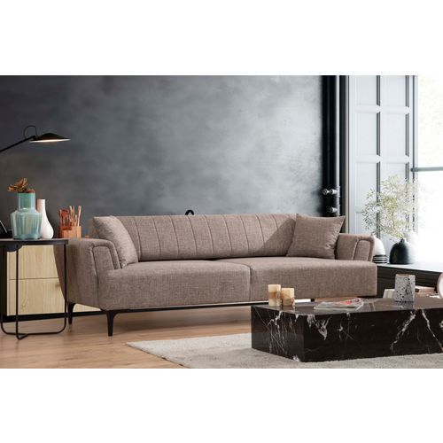 Hamlet - Light Brown Light Brown 3-Seat Sofa-Bed slika 1