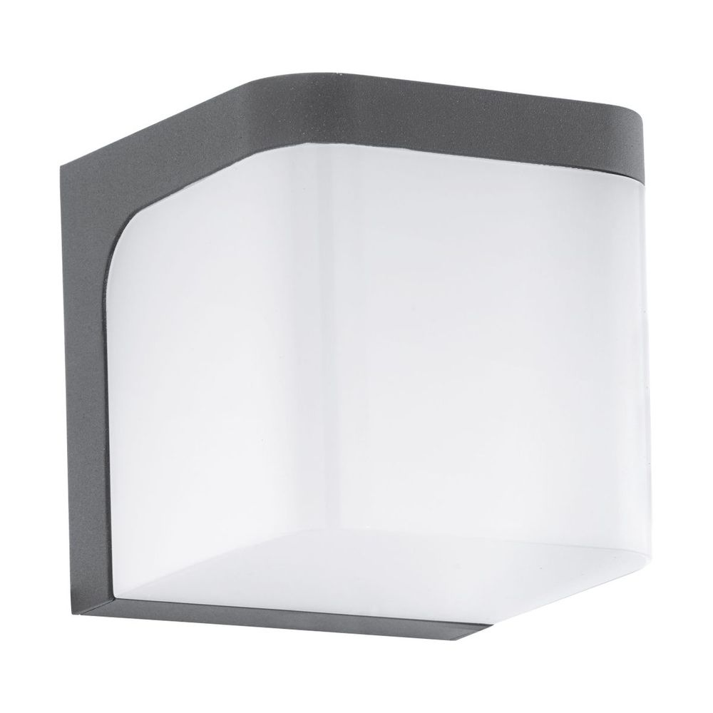 Eglo Jorba vanjska zidna/1, led, 6w, alu gus/crna  slika 1