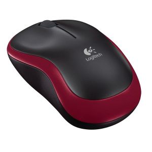 Bežični optički miš Logitech M185 - Crvena