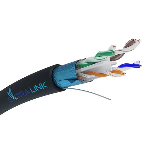 Extralink CAT6 FTP (F/UTP) v2 outdoor cable, na metar slika 1