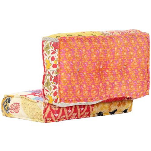 283792 Pouffe 100x100x20 cm Patchwork Fabric slika 22