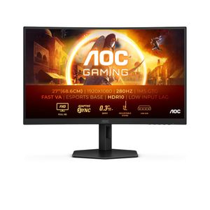 AOC C27G4ZXU 27" 280Hz zakrivljeni gaming monitor