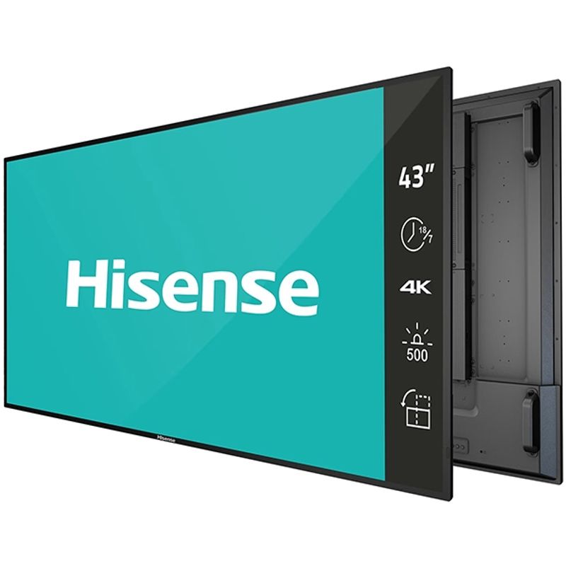 Hisense Hisense digital signage display 43B4E31T 43” / 4K / 500 nita / 60 Hz / (18h / 7 dana) image