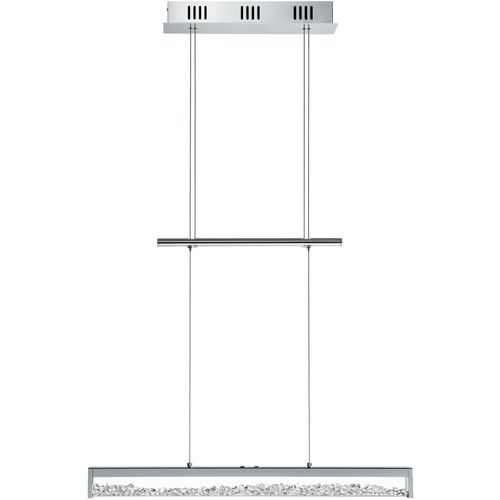 Eglo Cardito 1 visilica/1, led, 1x24w, dužina 700, alu/krom, bijela prozirna  slika 1