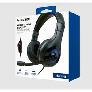 Bigben Stereo Gaming slušalice PS5 crne PS5HEADSETV1