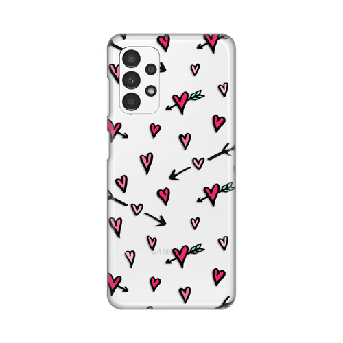 Torbica Silikonska Print Skin za Samsung A135F Galaxy A13 4G Heart Pattern slika 1