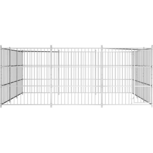 Vanjski kavez za pse 450 x 450 x 185 cm slika 2